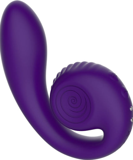 SNAIL VIBE - GIZI DUAL STIMULATOR PURPLE SNAIL VIBE - GIZI DUAL STIMULATOR PURPLE