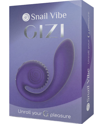 SNAIL VIBE - GIZI DUAL STIMULATOR PURPLE SNAIL VIBE - GIZI DUAL STIMULATOR PURPLE