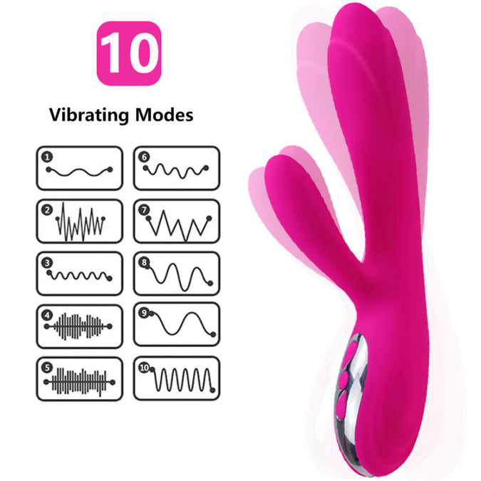 Armony – Flexible Vibrator & Stimulator With Fuchsia Heat Effect
