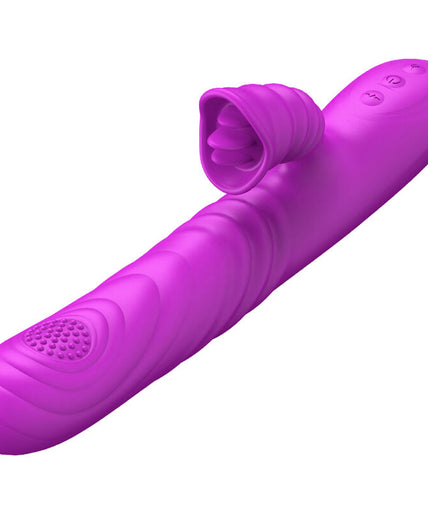ARMONY - ANGELIA MULTIFUNCTION VIBRATOR WITH STIMULATING TONGUE VIOLET HEAT EFFECT ARMONY - ANGELIA MULTIFUNCTION VIBRATOR WITH STIMULATING TONGUE VIOLET HEAT EFFECT