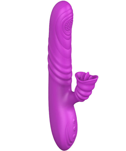ARMONY - ANGELIA MULTIFUNCTION VIBRATOR WITH STIMULATING TONGUE VIOLET HEAT EFFECT ARMONY - ANGELIA MULTIFUNCTION VIBRATOR WITH STIMULATING TONGUE VIOLET HEAT EFFECT