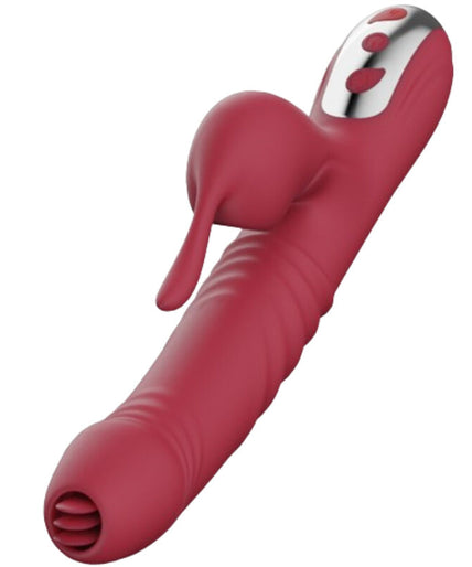 Armony – Zuigvibrator & Zuiger Met Stimulerende Tong Bourgogne Armony – Zuigvibrator & Zuiger Met Stimulerende Tong Bourgogne