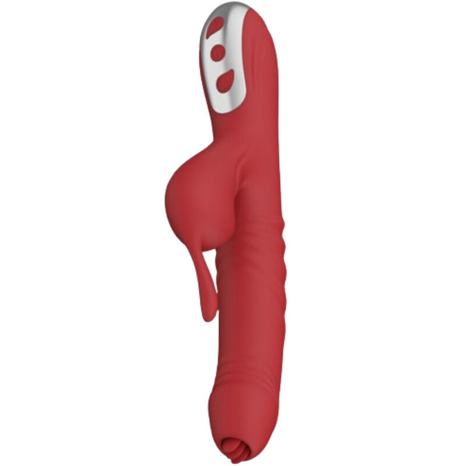 Armony – Suck Vibrator & Sucker With Stimulating Tongue Burgundy