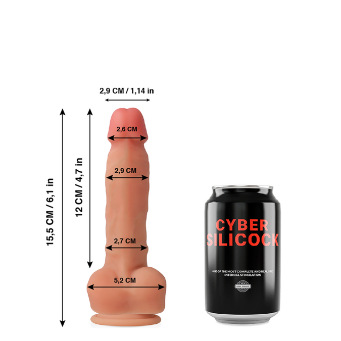 Pleasurements – Cyber Silicock – Ansel Ultra Realistic Liquid Silicone Dildo 15.5 Cm