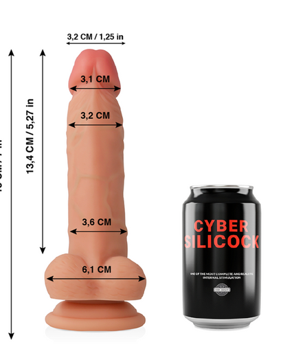 Pleasurements – Cyber Silicock – Jude Ultra Realistic Liquid Silicone Dildo 18 Cm Pleasurements – Cyber Silicock – Jude Ultra Realistic Liquid Silicone Dildo 18 Cm