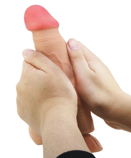PRETTY LOVE - SLIDING SKIN SERIES REALISTIC DILDO WITH SLIDING SKIN SUCTION CUP REMOTE CONTROL FLESH 21.8 CM PRETTY LOVE - SLIDING SKIN SERIES REALISTIC DILDO WITH SLIDING SKIN SUCTION CUP REMOTE CONTROL FLESH 21.8 CM