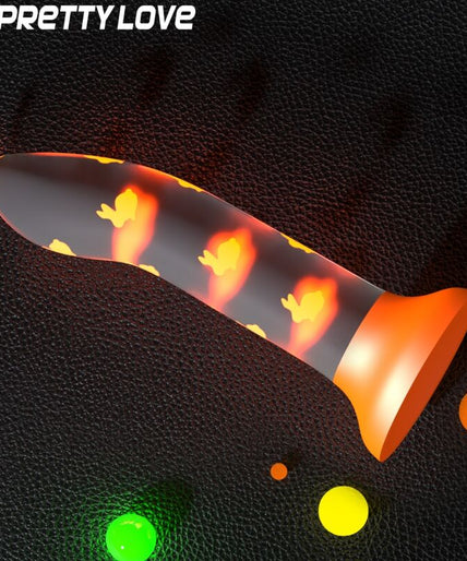 PRETTY LOVE - MAGICAL NIGHTFALL DILDO WITHOUT VIBRATION LUMINOUS ORANGE PRETTY LOVE - MAGICAL NIGHTFALL DILDO WITHOUT VIBRATION LUMINOUS ORANGE