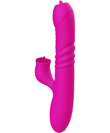 ARMONY - FANNY MULTIFUNCTION DOUBLE TONGUE VIBRATOR FUCHSIA HEAT EFFECT ARMONY - FANNY MULTIFUNCTION DOUBLE TONGUE VIBRATOR FUCHSIA HEAT EFFECT