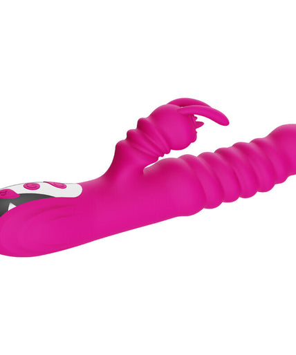 ARMONY - Rabbit DUBBELE TONG MULTIFUNCTIONELE VIBRATOR FUCHSIA WARMEFFECT ARMONY - Rabbit DUBBELE TONG MULTIFUNCTIONELE VIBRATOR FUCHSIA WARMEFFECT