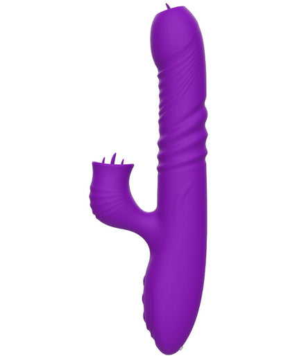 ARMONY - FULLY G SPOT RABBIT VIBRATOR WITH STIMULATING TONGUE VIOLET HEAT EFFECT ARMONY - FULLY G SPOT RABBIT VIBRATOR WITH STIMULATING TONGUE VIOLET HEAT EFFECT