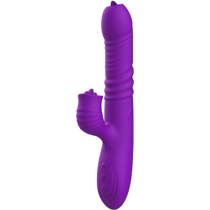 Armony – Fully G Spot Rabbit Vibrator With Stimulating Tongue Violet Heat Effect