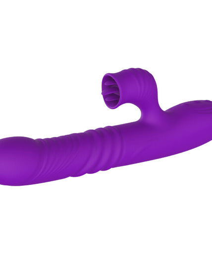 ARMONY - FULLY G SPOT RABBIT VIBRATOR WITH STIMULATING TONGUE VIOLET HEAT EFFECT ARMONY - FULLY G SPOT RABBIT VIBRATOR WITH STIMULATING TONGUE VIOLET HEAT EFFECT