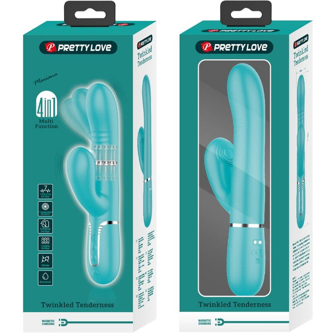 Pretty Love – Multifunctionele G-Spot Vibrator Aqua Groen