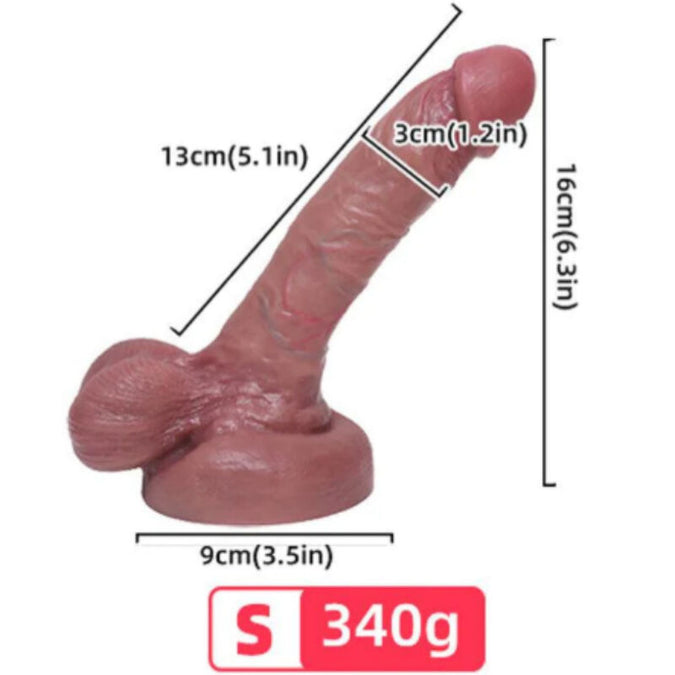 Pleasurements – Armony – Realistic Liquid Silicone Dildo 13 Cm