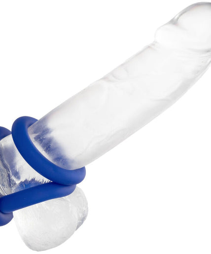 CALEXOTICS - ADMIRAL COCK RING SET BLUE CALEXOTICS - ADMIRAL COCK RING SET BLUE