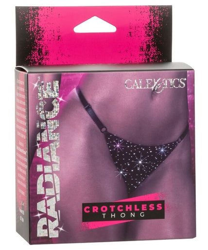 CALEXOTICS - RADIANCE CROTCHLESS THONG RHINE CALEXOTICS - RADIANCE CROTCHLESS THONG RHINE