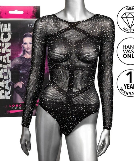 CALEXOTICS - RADIANCE LONG SLEEVE BODYSUIT RHINE CALEXOTICS - RADIANCE LONG SLEEVE BODYSUIT RHINE