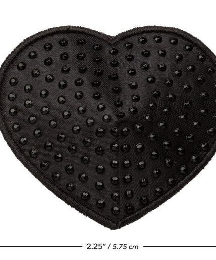 CALEXOTICS - RADIANCE HEART-SHAPED JEWEL NIPPLE SHIELDS CALEXOTICS - RADIANCE HEART-SHAPED JEWEL NIPPLE SHIELDS