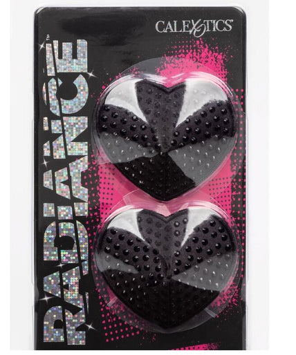 CALEXOTICS - RADIANCE HEART-SHAPED JEWEL NIPPLE SHIELDS CALEXOTICS - RADIANCE HEART-SHAPED JEWEL NIPPLE SHIELDS