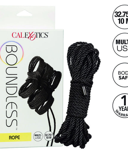 CALEXOTICS - BOUNDLESS ROPE 10M BLACK CALEXOTICS - BOUNDLESS ROPE 10M BLACK