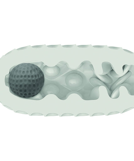 CALEXOTICS - BOUNDLESS REVERSIBLE SQUISHY BALL STROKE YELLOW CALEXOTICS - BOUNDLESS REVERSIBLE SQUISHY BALL STROKE YELLOW