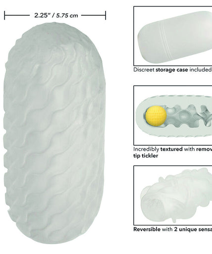Calexotics – Boundless Reversible Squishy Ball Stroke Grey Calexotics – Boundless Reversible Squishy Ball Stroke Grey