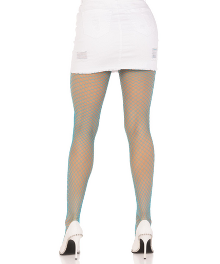LEG AVENUE - LYCRA FISHSNET PANTY BLAAU LEG AVENUE - LYCRA FISHSNET PANTY BLAAU