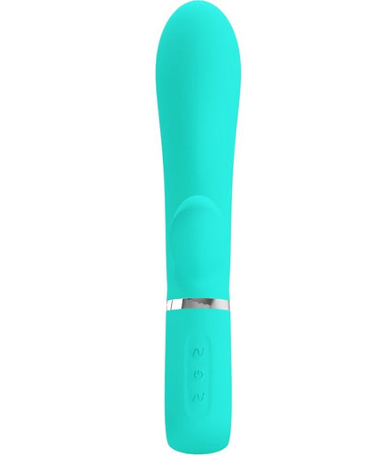 PRETTY LOVE - THOMAS MULTIFUNCTION G-SPOT VIBRATOR AQUA GREEN PRETTY LOVE - THOMAS MULTIFUNCTION G-SPOT VIBRATOR AQUA GREEN