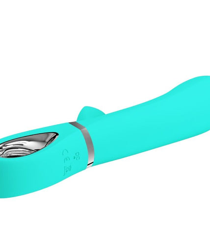 PRETTY LOVE - THOMAS MULTIFUNCTION G-SPOT VIBRATOR AQUA GREEN PRETTY LOVE - THOMAS MULTIFUNCTION G-SPOT VIBRATOR AQUA GREEN