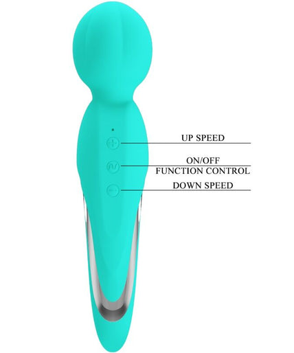 PRETTY LOVE - WALTER VIBRATOR WAND AQUA GREEN PRETTY LOVE - WALTER VIBRATOR WAND AQUA GREEN