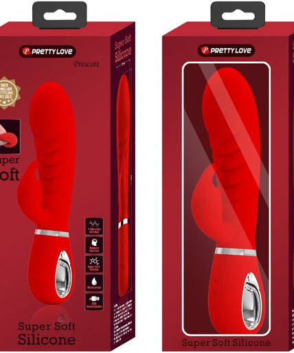 PRETTY LOVE - PRESCOTT MULTIFUNCTION G-SPOT VIBRATOR RED PRETTY LOVE - PRESCOTT MULTIFUNCTION G-SPOT VIBRATOR RED