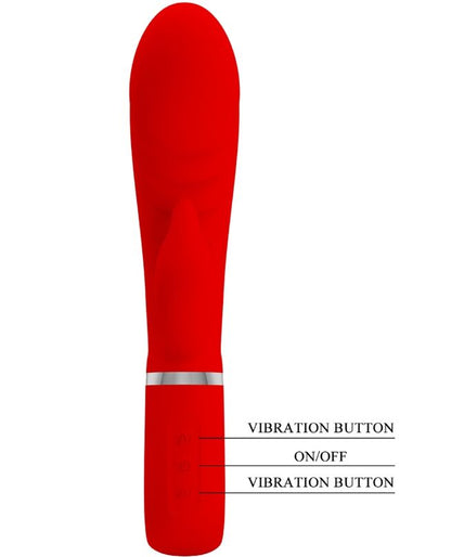 PRETTY LOVE - PRESCOTT MULTIFUNCTION G-SPOT VIBRATOR RED PRETTY LOVE - PRESCOTT MULTIFUNCTION G-SPOT VIBRATOR RED