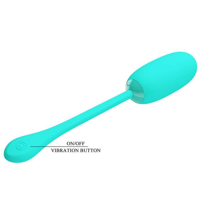 Pretty Love – Julius Waterproof – Rechargeable Vibrating Egg Aqua Green