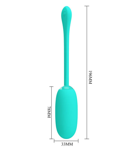 PRETTY LOVE - JULIUS WATERPROOF-RECHARGEABLE VIBRATING EGG AQUA GREEN PRETTY LOVE - JULIUS WATERPROOF-RECHARGEABLE VIBRATING EGG AQUA GREEN