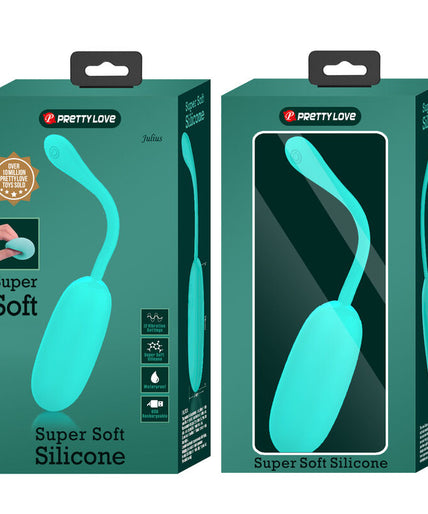 PRETTY LOVE - JULIUS WATERPROOF-RECHARGEABLE VIBRATING EGG AQUA GREEN PRETTY LOVE - JULIUS WATERPROOF-RECHARGEABLE VIBRATING EGG AQUA GREEN