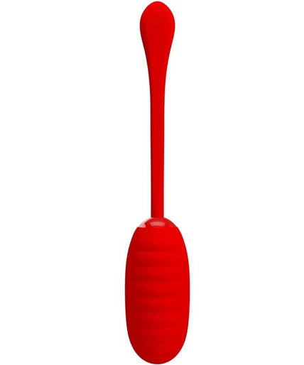 PRETTY LOVE - KIRK RECHARGEABLE VIBRATING EGG RED PRETTY LOVE - KIRK RECHARGEABLE VIBRATING EGG RED
