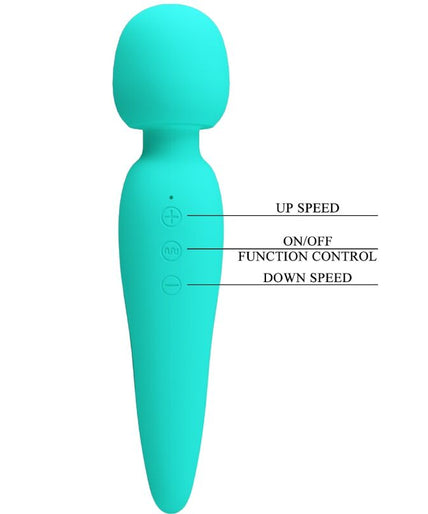 PRETTY LOVE - MEREDITH MASSAGER 12 TRILLINGEN AQUAMARIJN PRETTY LOVE - MEREDITH MASSAGER 12 TRILLINGEN AQUAMARIJN
