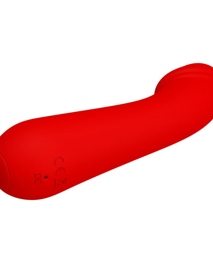 PRETTY LOVE - CETUS RECHARGEABLE VIBRATOR RED PRETTY LOVE - CETUS RECHARGEABLE VIBRATOR RED