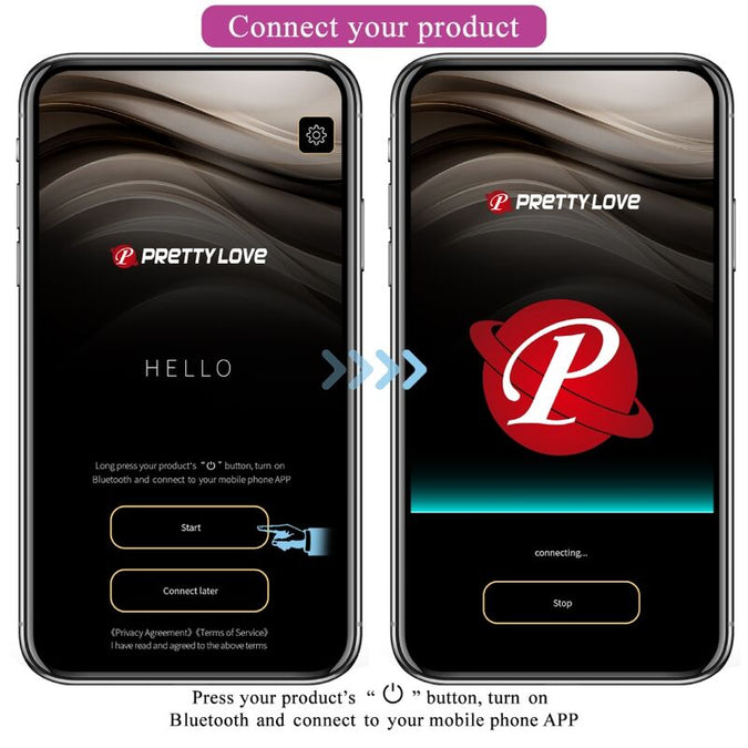 Pretty Love – Jayleen Vibrator met App-afstandsbediening Paars