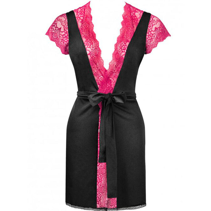LIVCO CORSETTI FASHION - KUMIKO LC 90428 BADJAS + SLIP ZWART S/M