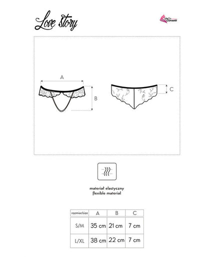 LIVCO CORSETTI FASHION - LOVE STORY LC 90679 PANTY KRUISLOOS ZWART LIVCO CORSETTI FASHION - LOVE STORY LC 90679 PANTY KRUISLOOS ZWART