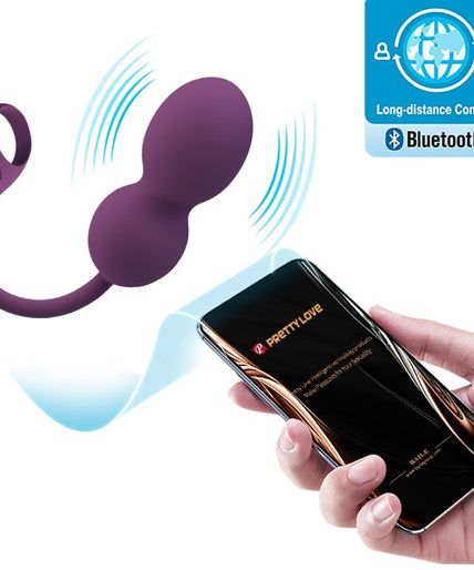 PRETTY LOVE - ELVIRA KEGEL BALLS APP REMOTE CONTROL PURPLE PRETTY LOVE - ELVIRA KEGEL BALLS APP REMOTE CONTROL PURPLE