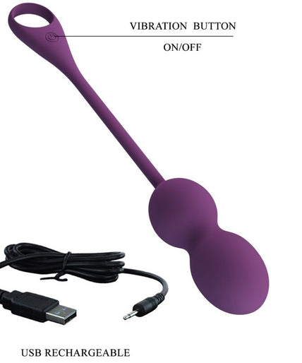 PRETTY LOVE - ELVIRA KEGEL BALLS APP REMOTE CONTROL PURPLE PRETTY LOVE - ELVIRA KEGEL BALLS APP REMOTE CONTROL PURPLE