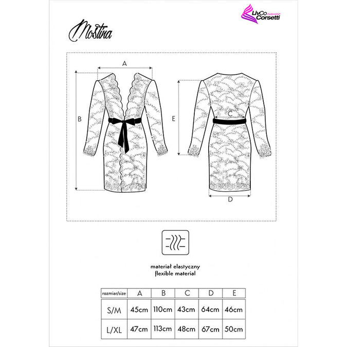 LIVCO CORSETTI FASHION - MOSTINA LC 90641 HUISJURK ZWART