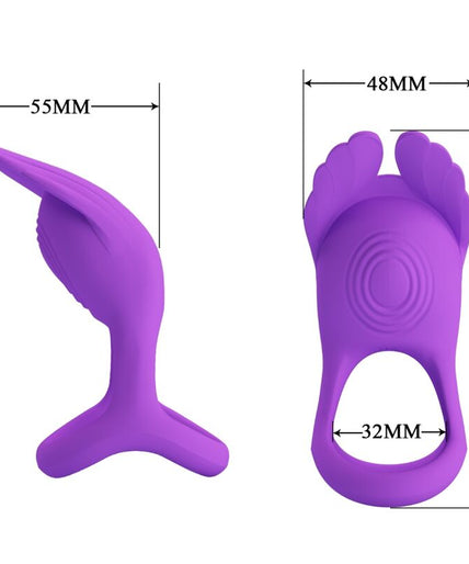 Pretty Love – Silas Vibrant Penis Ring 7 Vibrations Purple Silicone Pretty Love – Silas Vibrant Penis Ring 7 Vibrations Purple Silicone