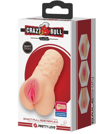 CRAZY BULL - SCARLET VAGINA-SHAPED MASTUBADOR CRAZY BULL - SCARLET VAGINA-SHAPED MASTUBADOR