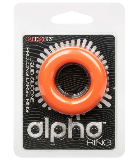 CALEXOTICS - ALPHA PROLONG LARGE RING ORANGE CALEXOTICS - ALPHA PROLONG LARGE RING ORANGE