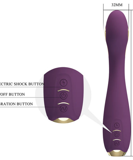 PRETTY LOVE - HECTOR ELECTROSHOCK VIBRATOR BY APP CONTROL PURPLE PRETTY LOVE - HECTOR ELECTROSHOCK VIBRATOR BY APP CONTROL PURPLE