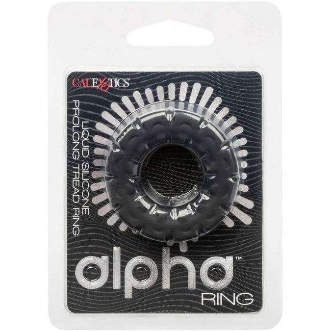 CALEXOTICS - ALPHA PROLONG TREAD RING ZWART