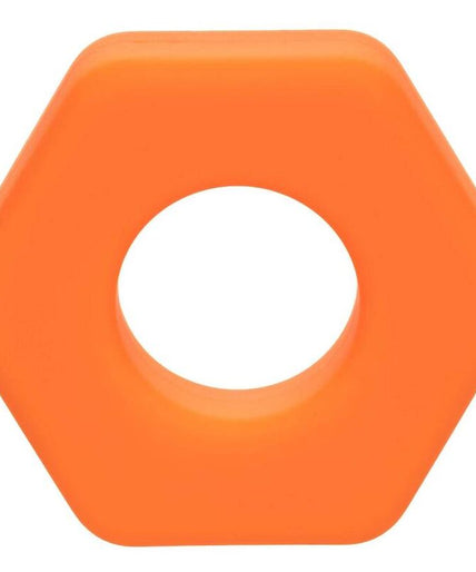 CALEXOTICS - ALPHA PROLONG SEXAGON RING ORANGE CALEXOTICS - ALPHA PROLONG SEXAGON RING ORANGE